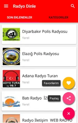 Radyo Dinle - Türkçe Radyolar android App screenshot 1